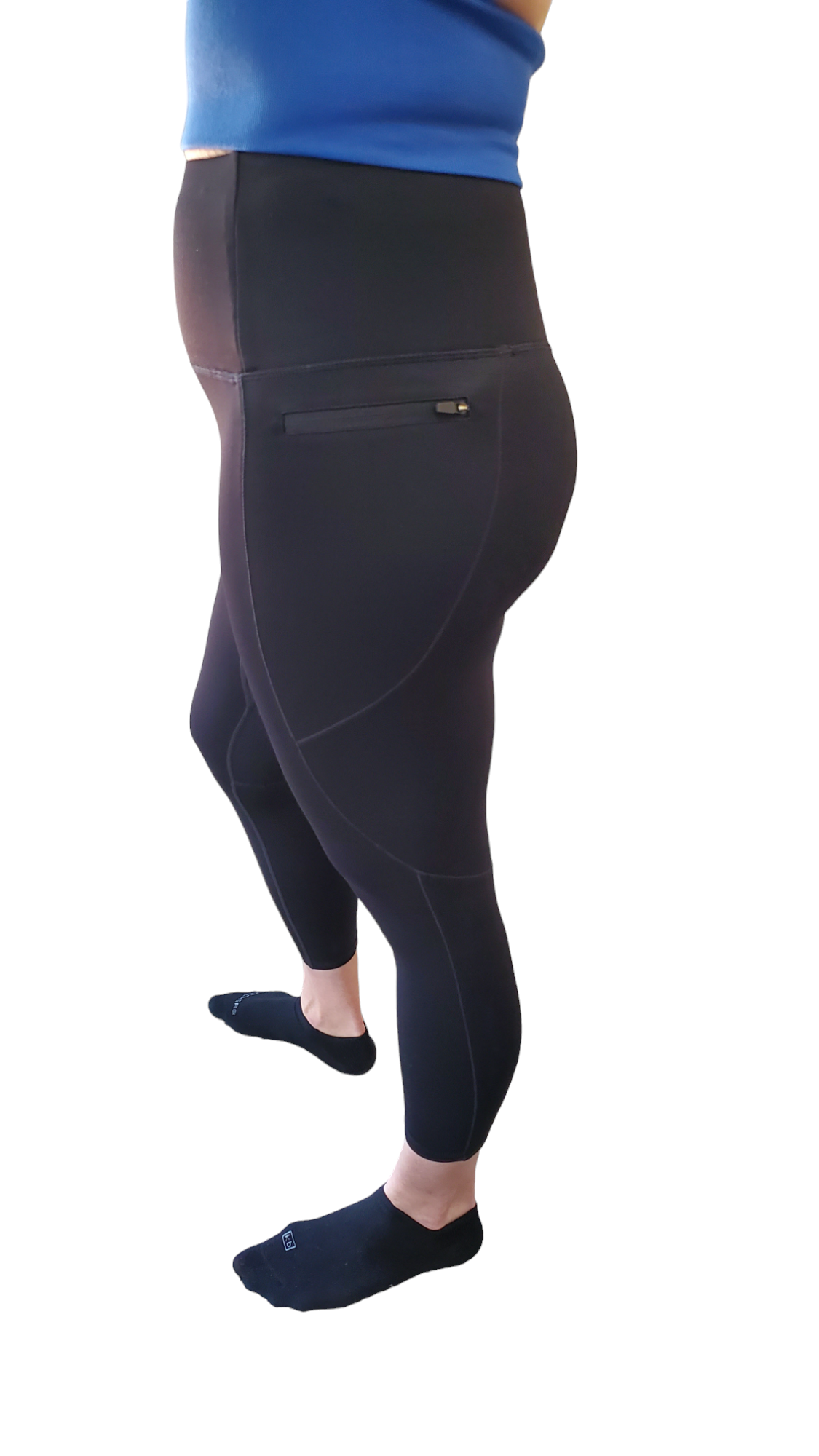 High Waisted Tummy Control Shaping Leggings with Pockets that have