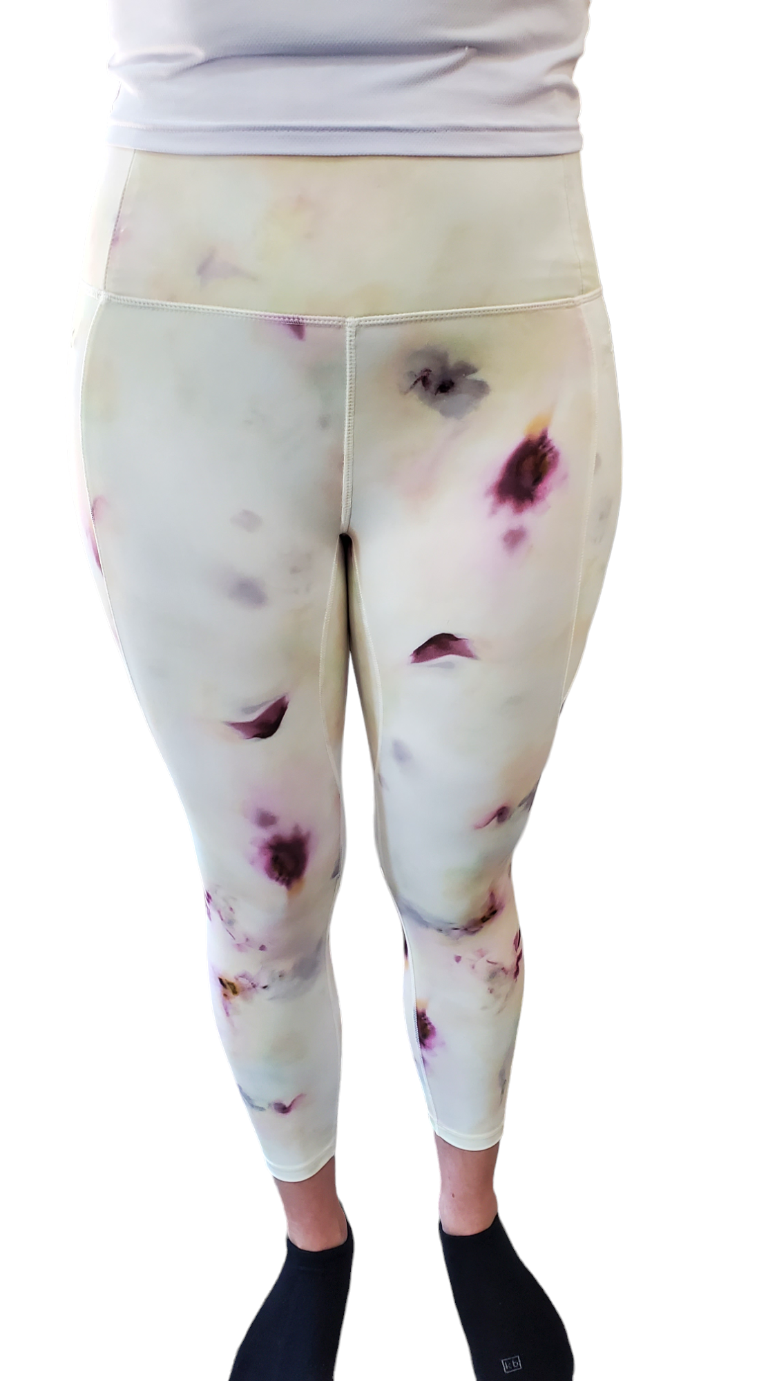 High Waisted Tummy Control Tie Dye Leggings with Pockets