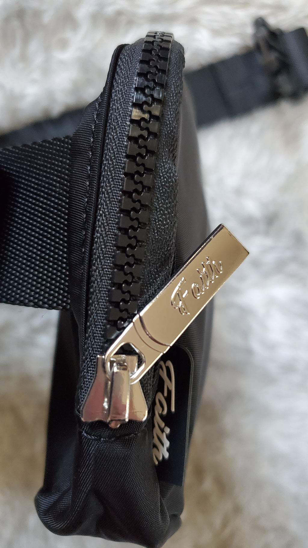 1L Faith Black Everywhere Belt Bag Crossbody Bag Women's Men's