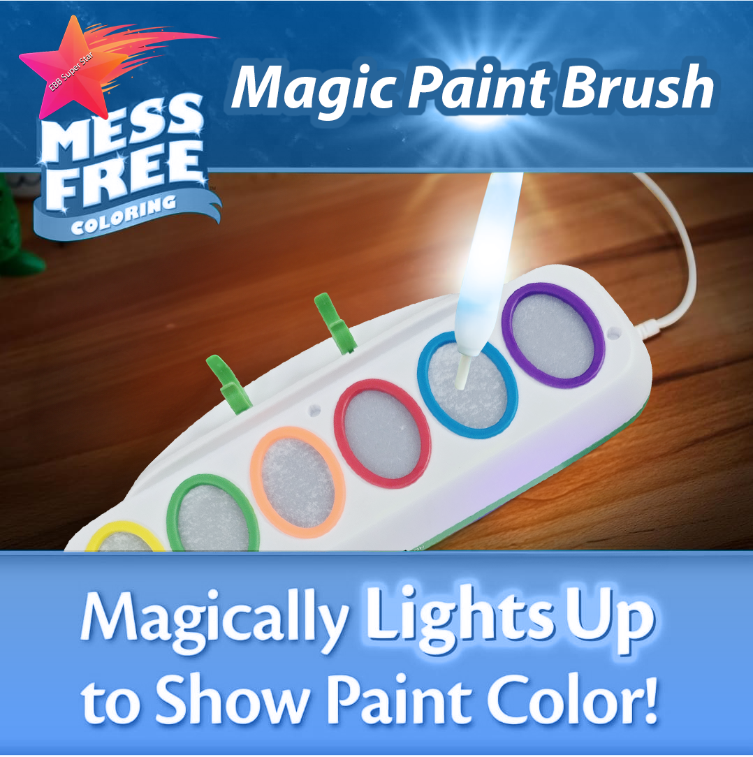 Magic Paint Brush, Mess Free Painting Station for Kids, Toddler Toys & Activities, Holiday & Christmas Gifts for Kids, Ages 3+
