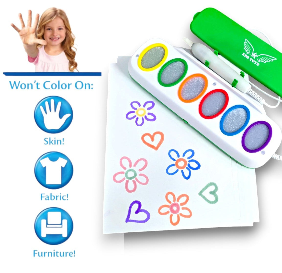 Magic Paint Brush, Mess Free Painting Station for Kids, Toddler Toys & Activities, Holiday & Christmas Gifts for Kids, Ages 3+