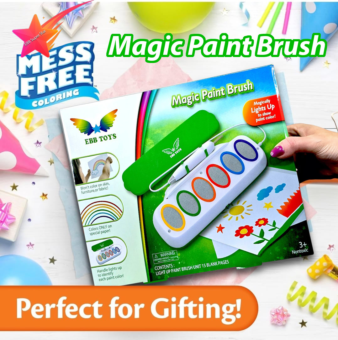 Magic Paint Brush, Mess Free Painting Station for Kids, Toddler Toys & Activities, Holiday & Christmas Gifts for Kids, Ages 3+