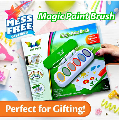 Magic Paint Brush, Mess Free Painting Station for Kids, Toddler Toys & Activities, Holiday & Christmas Gifts for Kids, Ages 3+