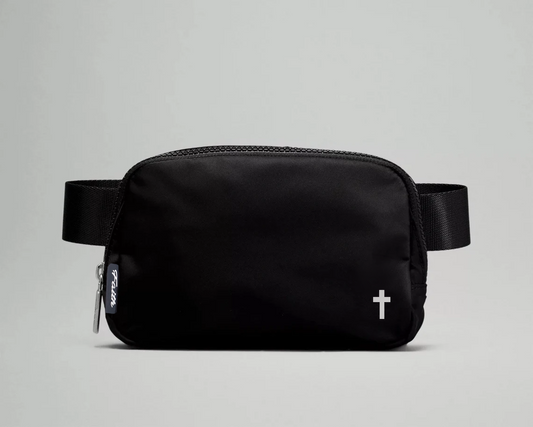 1L Faith Black Everywhere Belt Bag Crossbody Bag Women's Men's